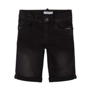 name it short noir uni avec une fermeture boutonnee avec zip et une coupe slim 4