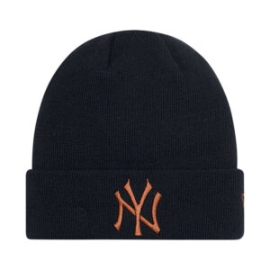 new era bonnet new york yankees league essential noir et bronze avec un revers