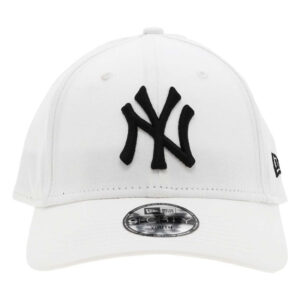 new era casquette blanche a logo noir en coton kids league essential 9forty