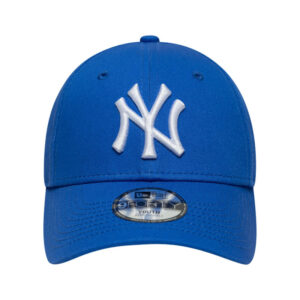 new era casquette en coton bleue unie avec une fermeture en strapback