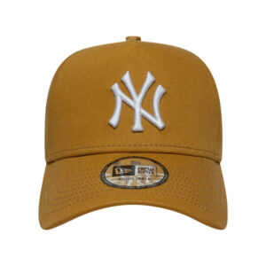 new era casquette en coton jaune unie avec une fermeture a snapback
