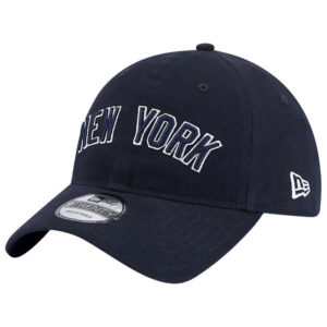 new era casquette en coton marine unie avec une coupe dad cap et logo brode