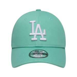 new era casquette en coton turquoise unie avec une fermeture en strapback