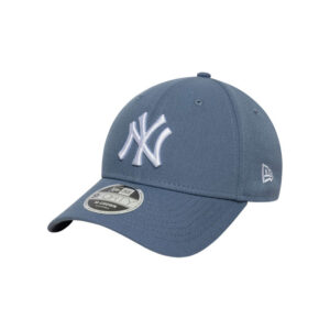 new era casquette snapback bleue unie avec logo ny brode en blanc