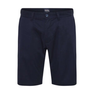 north 56 4 short chino en coton bleu marine uni avec une coupe slim et des passants 4