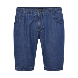 north 56 4 short chino en coton bleu uni aspect denim avec une coupe slim 2