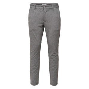only sons pantalon chino mark pant gris uni avec une coupe slim et des poches laterales 2