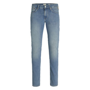 premium by jack jones jean glenn en coton bleu ciel delave a coupe slim avec rivets cuivres 2