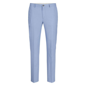 premium by jack jones pantalon de costume bleu ciel uni a coupe super slim avec 4 poches 4