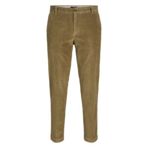 premium pantalon camel en coton chino ace corduroy en velours avec une coupe slim 8