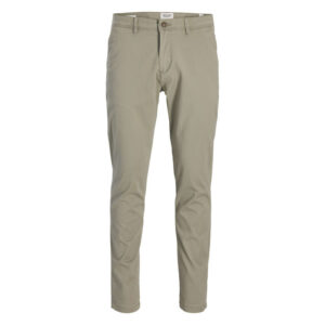 premium pantalon chino marco bowie en coton vert tilleul uni avec une coupe slim 6