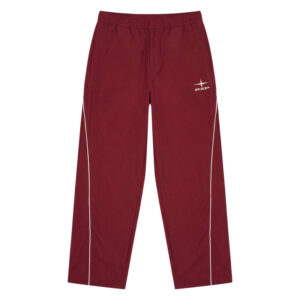 project x pantalon jogging bordeaux uni pourvu d une taille elastiquee 4