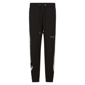project x pantalon jogging noir bicolore avec une taille elastiquee et une coupe slim 2