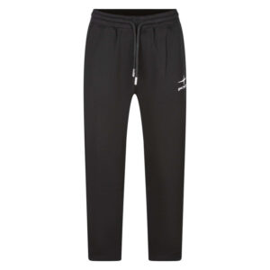 project x pantalon jogging noir uni avec une coupe droite et une taille elastiquee