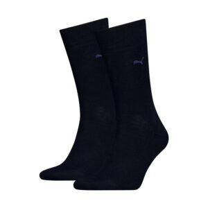 puma lot de 2 paires de chaussettes marine unies avec une coupe haute