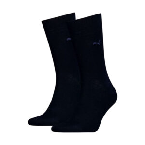 puma lot de 2 paires de chaussettes noires unies avec une coupe haute