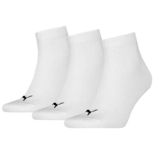 puma lot de 3 paires de chaussettes mi hautes blanches unies avec bord cote 2