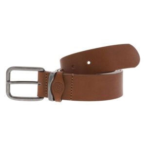 redskins ceinture camel unie en cuir de vache avec une boucle rectangle