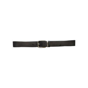 redskins ceinture en cuir noire unie pourvue d une boucle de fermeture metallique 4