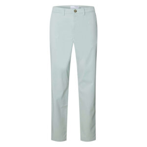 selected pantalon chino en coton biologique vert uni avec une coupe slim 6