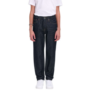 teddy smith jean dad pant en coton brut uni avec une coupe regular fit et 3 poches avant