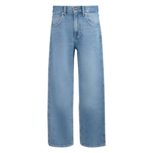 teddy smith jean en coton bleu coupe wide leg pourvu de multiples poches 2