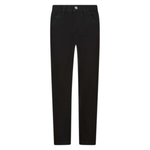 teddy smith jean en coton noir uni coupe slim avec des poches facon cargo
