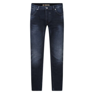 teddy smith jean en coton nuit uni avec un patch d authenticite et une coupe droite 4
