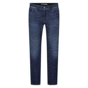 teddy smith jean rope reg en coton bleu fonce uni avec une coupe droite 6
