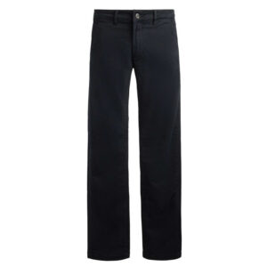 teddy smith pantalon pallas en coton bleu fonce uni avec une coupe slim et poches plaquees 2