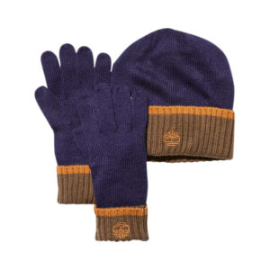 timberland coffret bonnet et gants marine