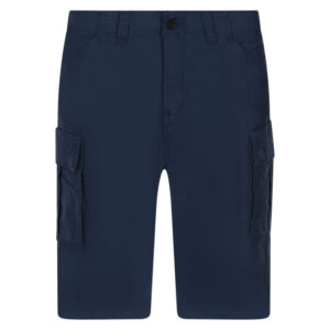 timberland short cargo en coton biologique marine coupe droite et fermeture zip