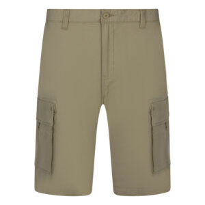 timberland short cargo en coton melange beige uni avec une coupe droite 2