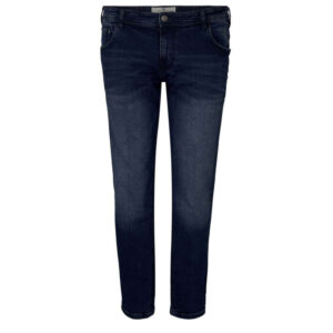 tom tailor pantalon indigo pour homme 100 coton effet delave coupe slim