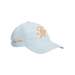 tommy hilfiger casquette en coton biologique ciel pourvue d une fermeture strapback