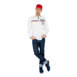 tommy hilfiger casquette en coton rouge unie avec logo grave sur le clip a l arriere