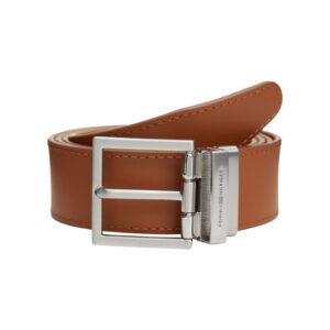 tommy hilfiger ceinture camel reversible hudson en cuir avec boucle ardillon