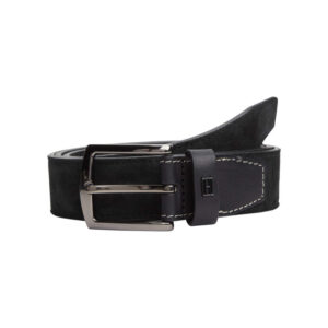 tommy hilfiger ceinture noire denton en cuir effet delave avec boucle ardillon 2