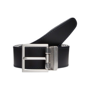 tommy hilfiger ceinture noire reversible hudson en cuir avec boucle ardillon