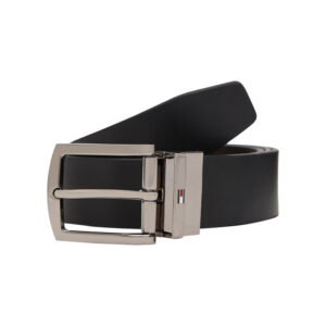 tommy hilfiger ceinture reversible denton en cuir noir et brune avec boucle ardillon 4