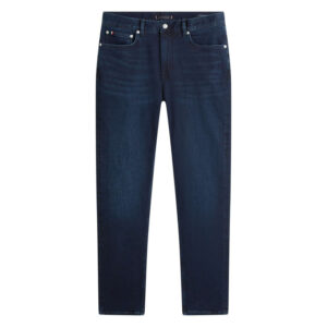 tommy hilfiger jean bleecker en coton melange nuit a coupe droite pourvu de multiples poches 2