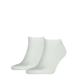 tommy hilfiger lot de 2 paires de chaussettes basses grande taille blanches en coton melange unies 6
