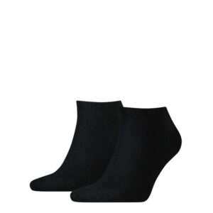 tommy hilfiger lot de 2 paires de chaussettes basses grande taille noires en coton melange unies 8