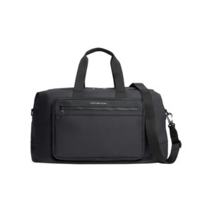 tommy hilfiger sac weekender noir pourvu d une large bandouliere amovible et reglable 2