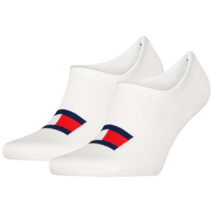 tommy jeans lot de 2 paires de chaussettes en coton melange blanches unies coupe courte 4
