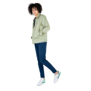 tommy jeans pantalon chino bleu uni avec une fermeture zippee boutonnee 6