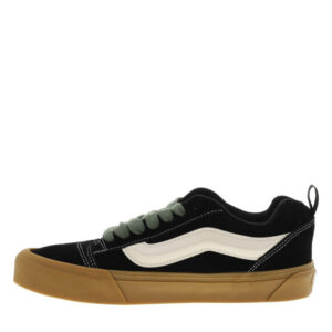 vans baskets skate kaki a talon plat avec une languette rembourree 6