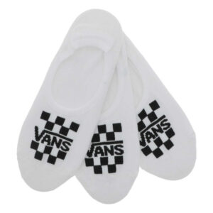 vans lot de 3 paires de chaussettes basses blanches unies avec inscriptions en noir