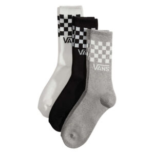 vans lot de 3 paires de chaussettes hautes en coton melange multicolores a carreaux