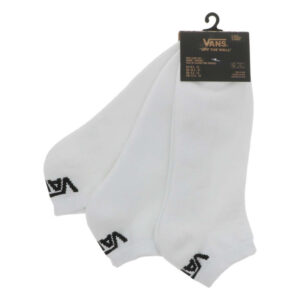 vans lot de 3 paires de socquettes en coton melange blanches unies
